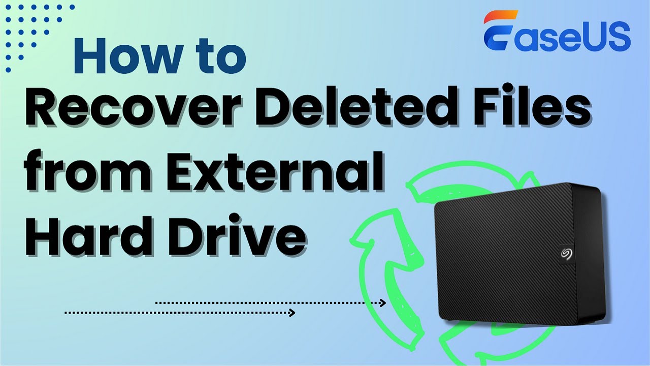 How to Recover&nbsp;Deleted&nbsp;Files&nbsp;from&nbsp;External&nbsp;Hard&nbsp;Drive | ✨ Proven