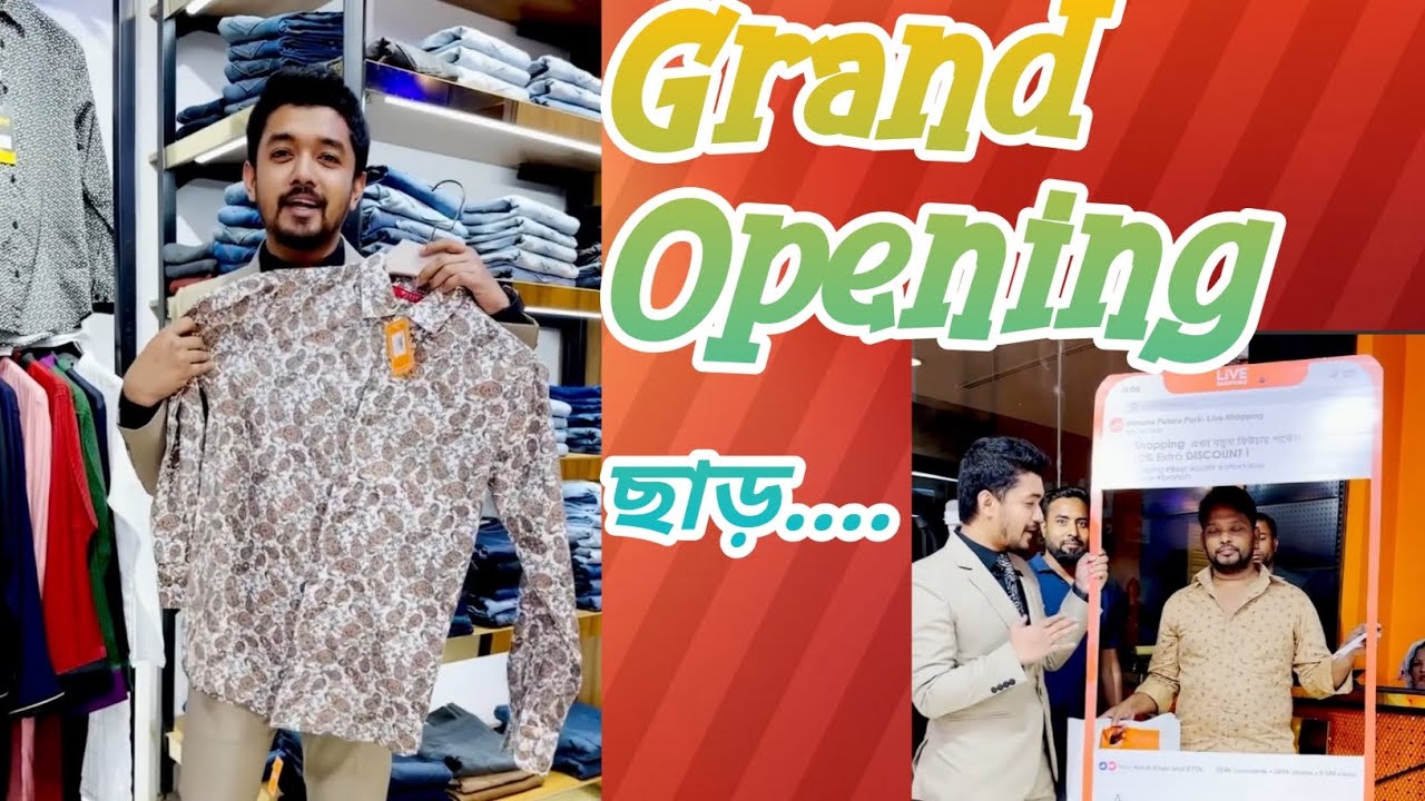 Grand Opening ছাড় পাচ্ছেন Live Shopping থেকে।