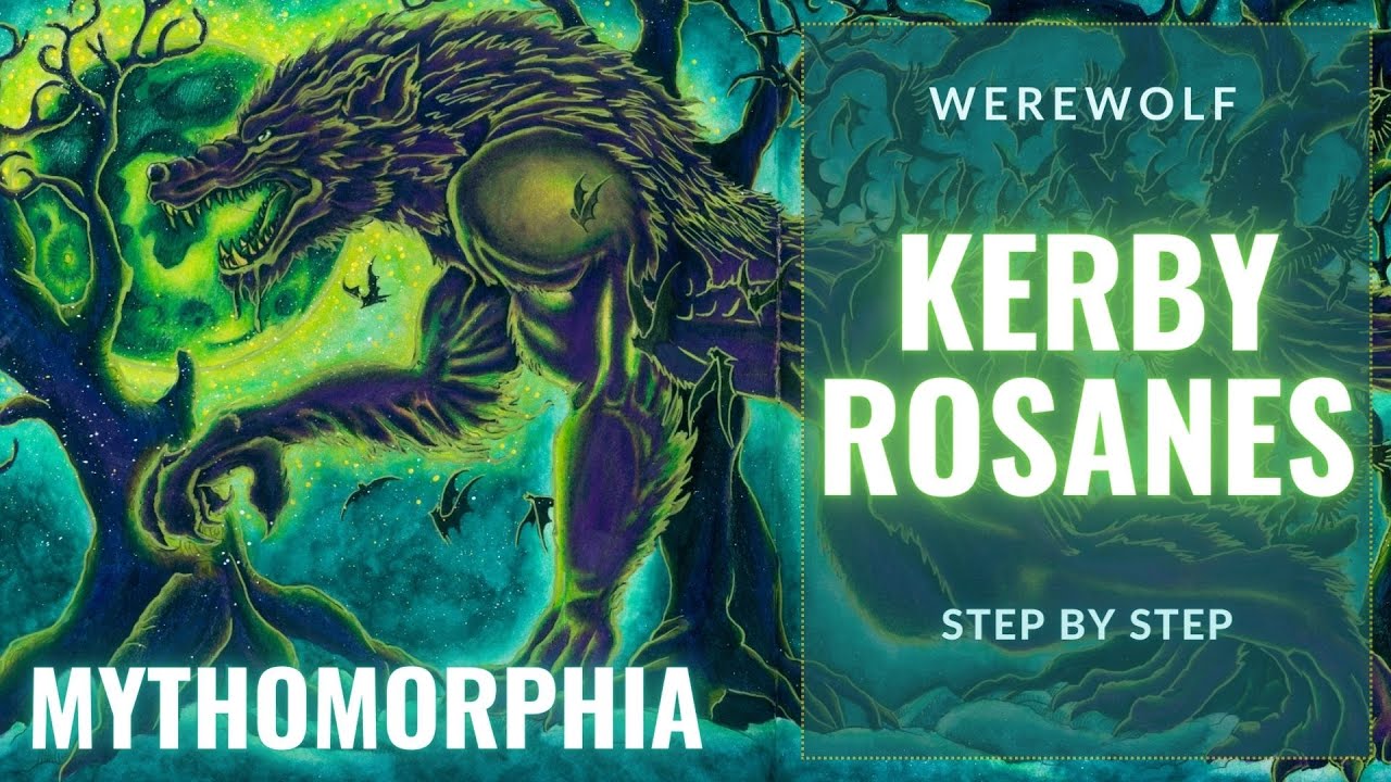 Monstrous Werewolf in Mythomorphia by Kerby Rosanes | Part 4 | Color-Along Adult Coloring