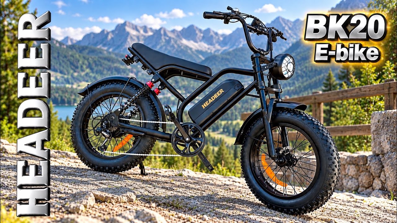 Headeer BK20 Retro Fat Tire Electric Bike | Ultimate All-Terrain E-Bike!