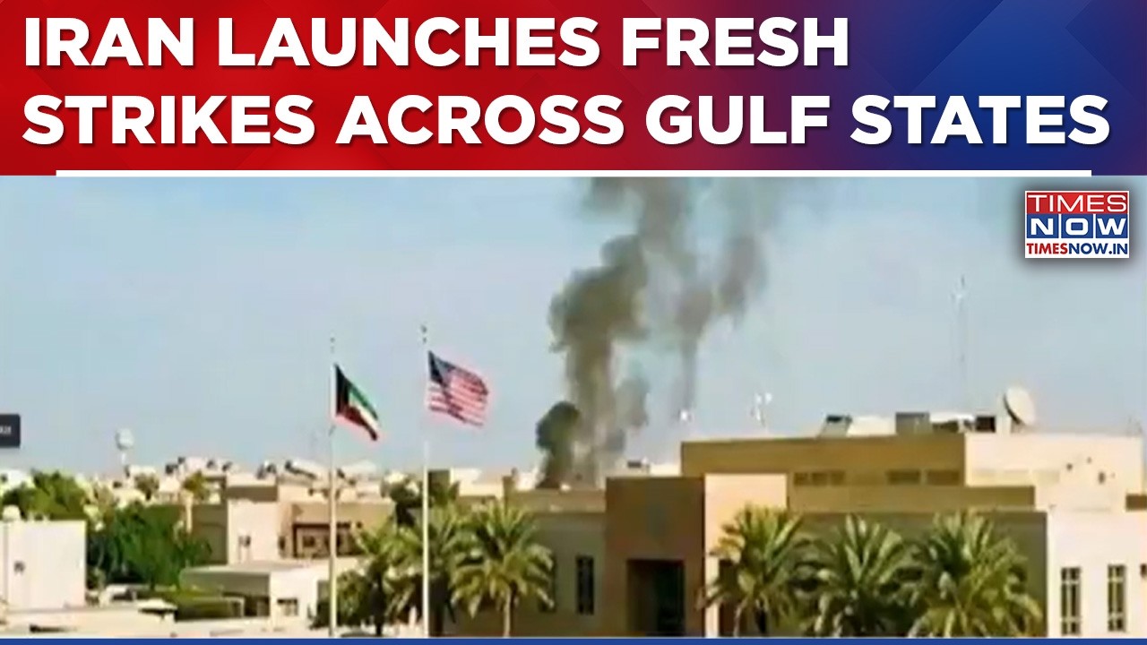 Fresh Iran Missile Barrage: Smoke Rises From US Embassy In Kuwait | War Widens, Gulf Countries Alert