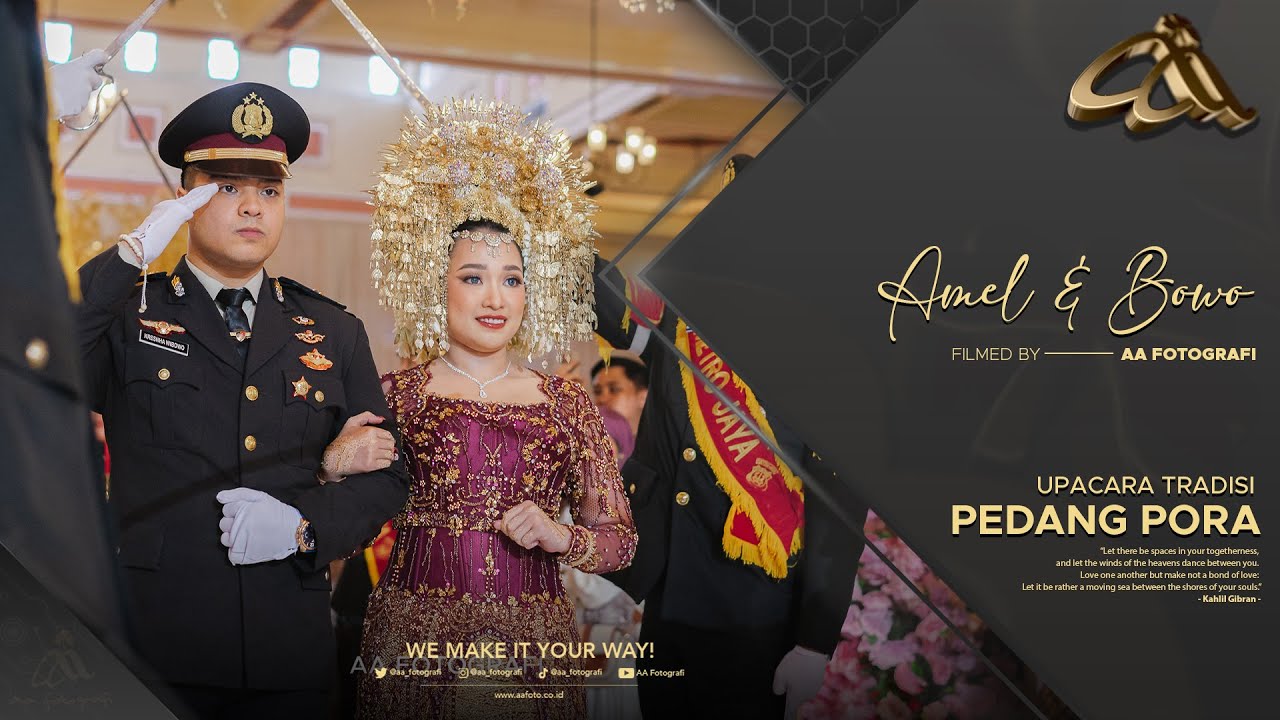 AA FOTO | Prosesi Upacara Tradisi Pedang Pora Alumni Akpol Amel & Bowo di Balai Sudirman