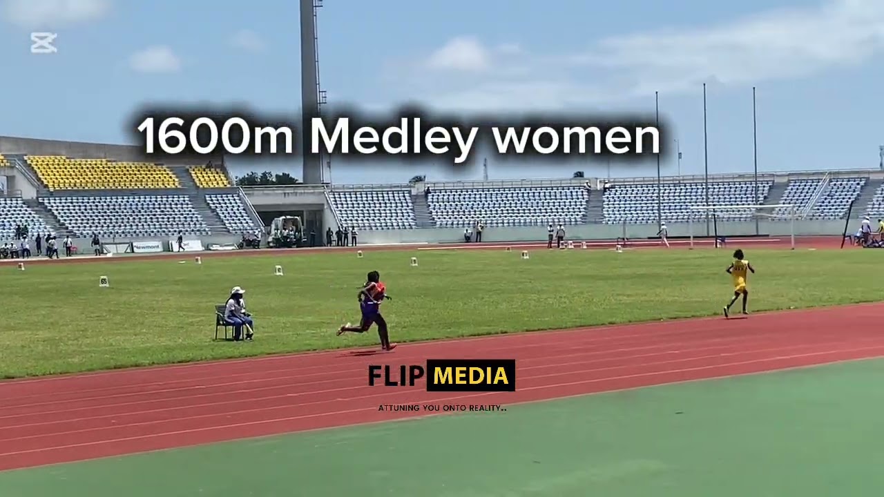 1,600 Medley women Won 🏆 by VOLTI 💛 as ASHBA 💚 Won 🏆 men 1,600m Medley 🥳🥳🥳
