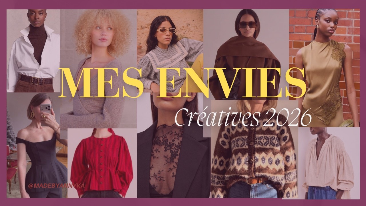 JE CHANGE TOUT! Mes nouveaux projets couture et tricot pour 2026 (+ YouTube)