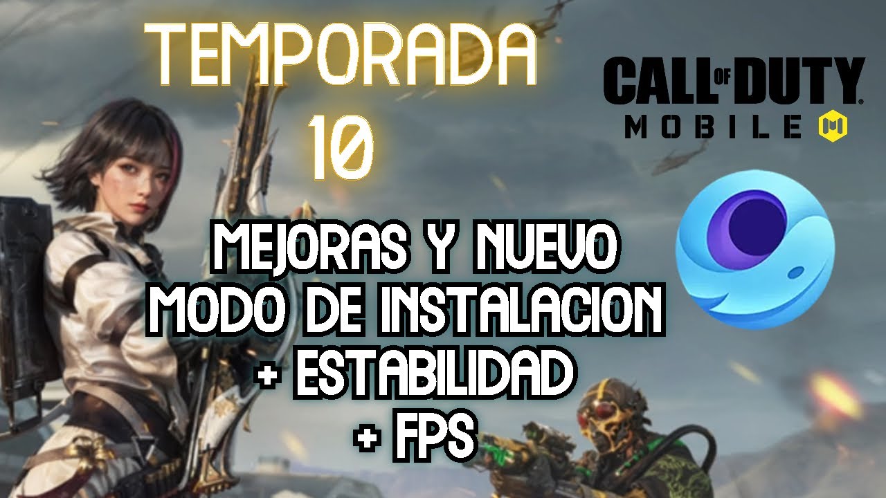 COD mobile temporada 10 Optimizado para Gameloop + configuracion