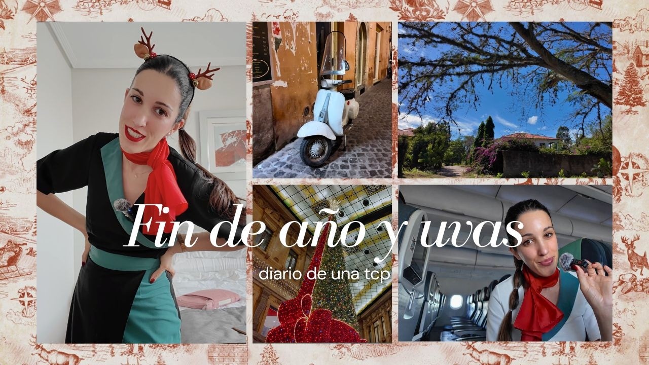 cabin crew diaries ✨ ✈️ | Fin de año: Italia, Honduras, tiramisú y golf 🍇  🏛️