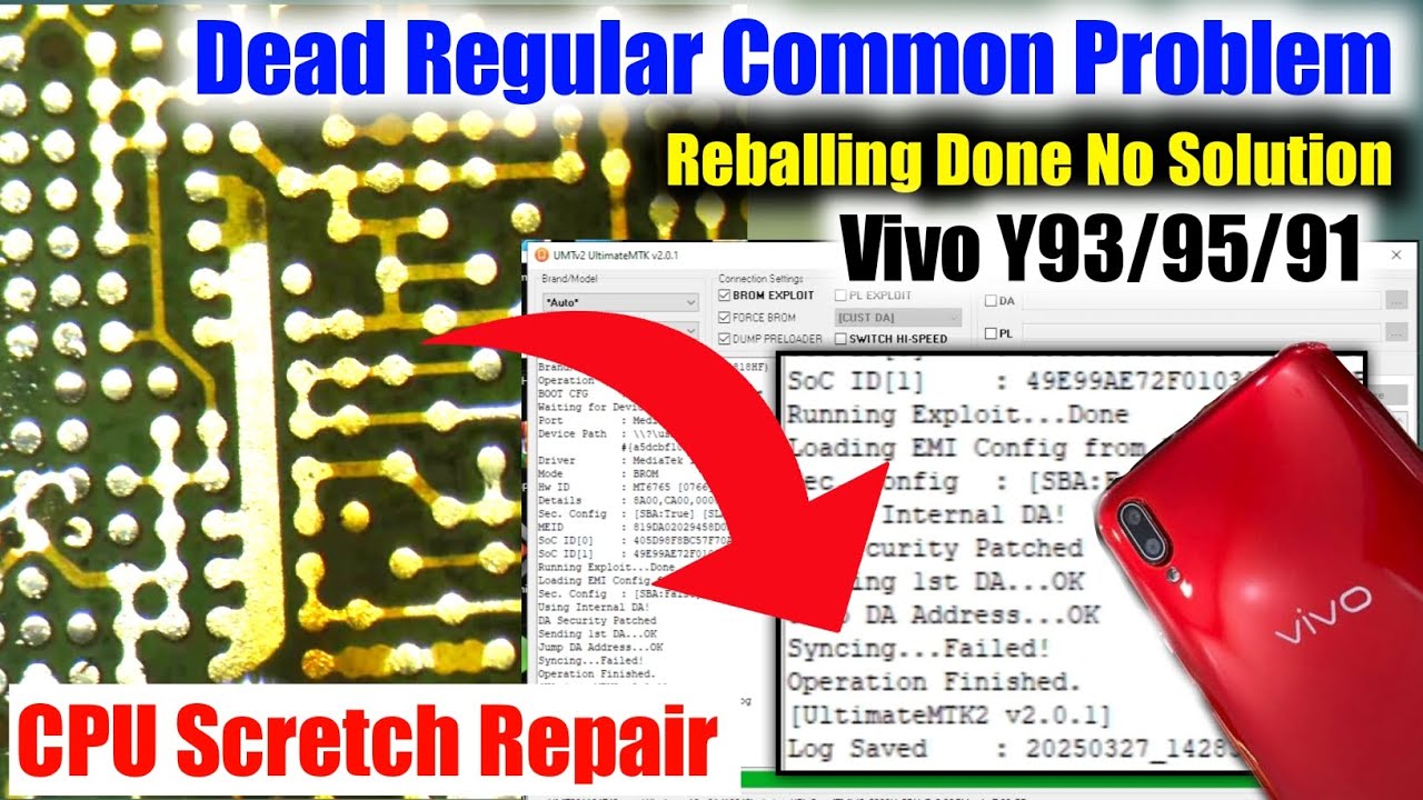 Dead Repairing Vivo Y93, Y91, Y91c, Y95 | Regular Common Problem