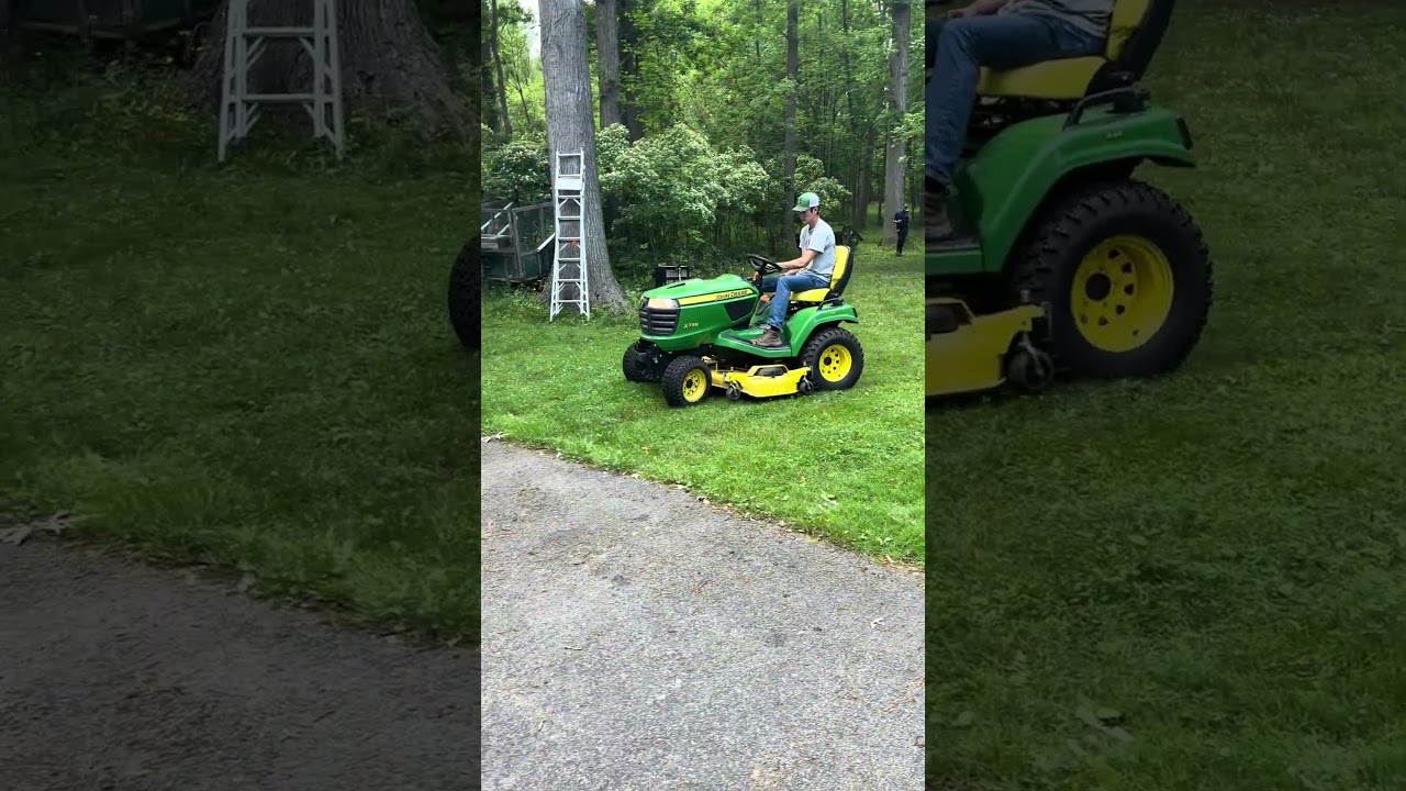 2018 JOHN DEERE X738 LAWN TRACTOR #auction #lawntractor #landscaping #lawncare #johndeere