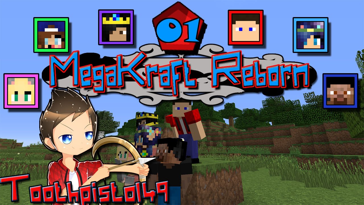 Tooth's MegaKraft Reborn SMP |01| - The Official Launch!