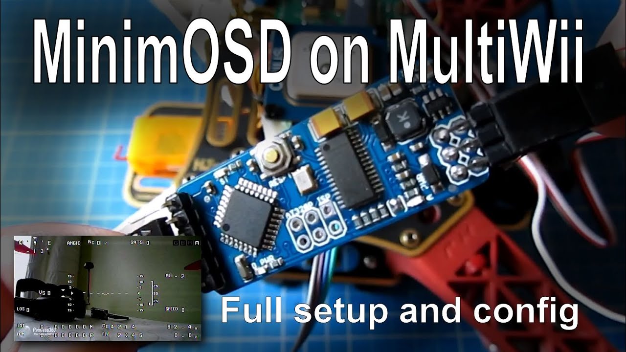 Step by Step MinimOSD setup on a MultiWii
