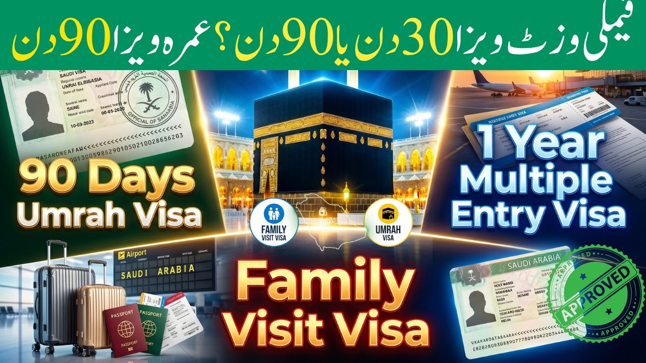 Saudi Arabia Family Visit Visa Latest Update June 2026 | Umrah Visa Open Now