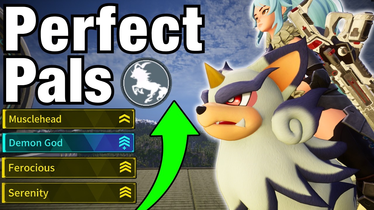 How to CATCH PERFECT PASSIVE Pals in Palworld 1.0