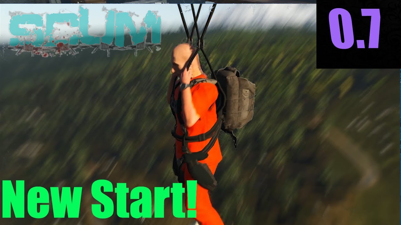 SCUM 0.7 Starting Out B2 Airfield | Episode 1 Single Player