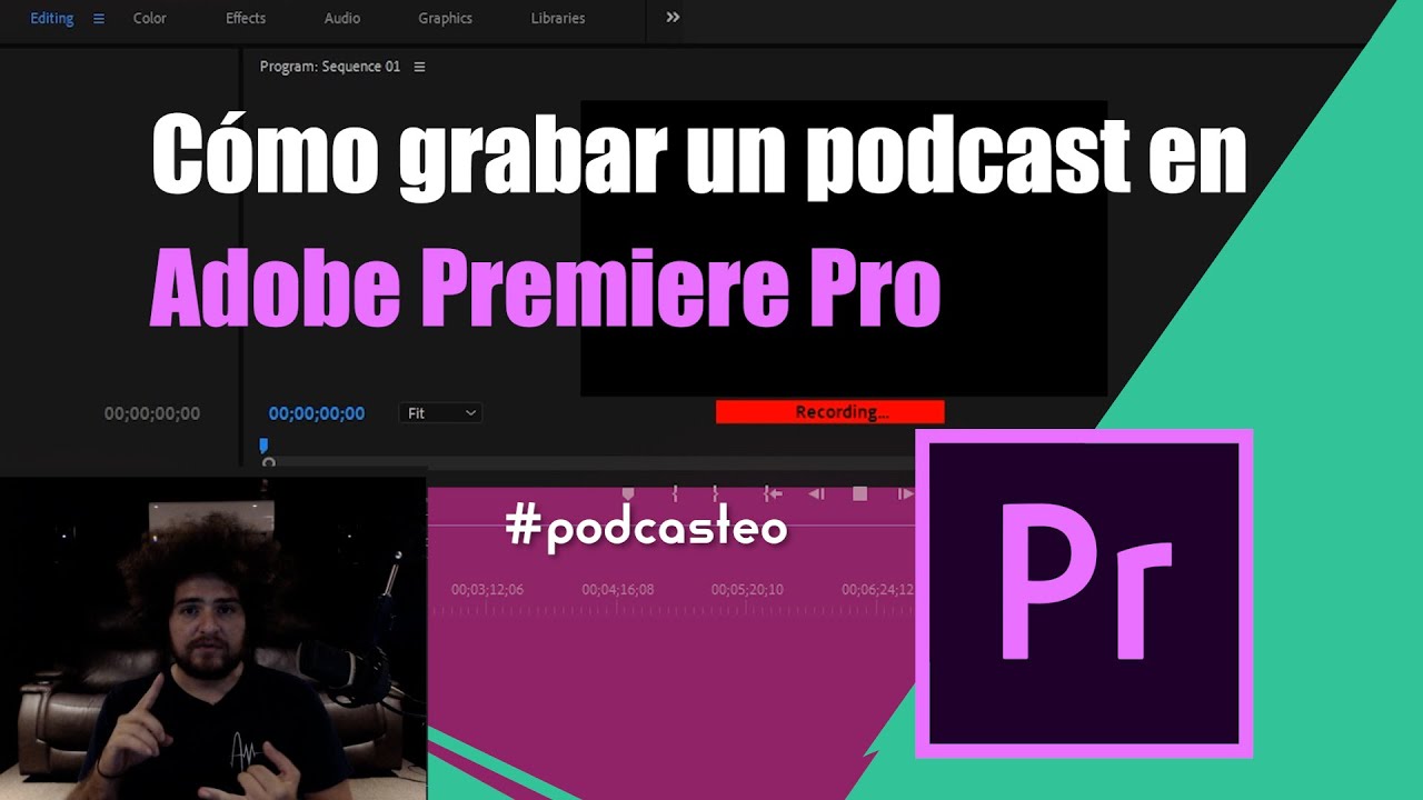 Cómo GRABAR un PODCAST en Adobe Premiere Pro | Empezando a grabar un podcast