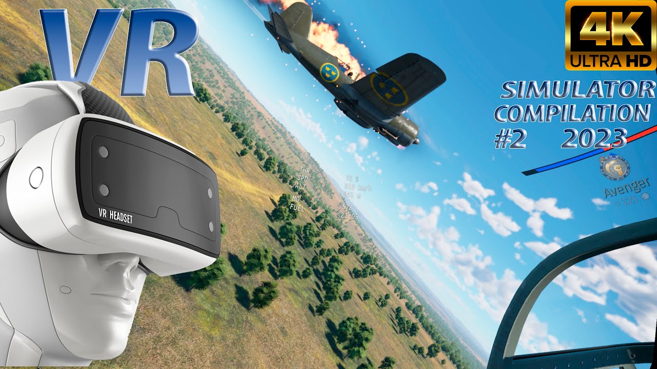 War Thunder VR Dogfight Simulator Air Battles Plane 4k Ultra Gameplay 2023