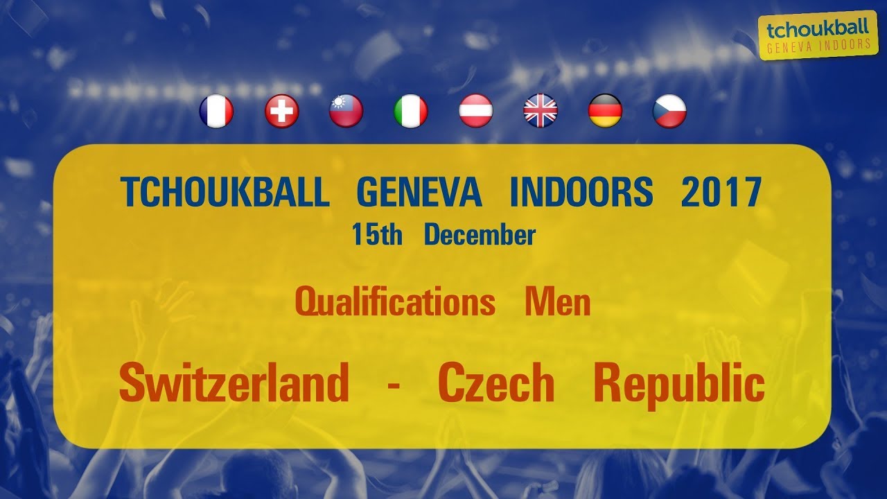 Tchoukball Geneva Indoors 2017 / Nations Cup Men : Switzerland - Czech Republic