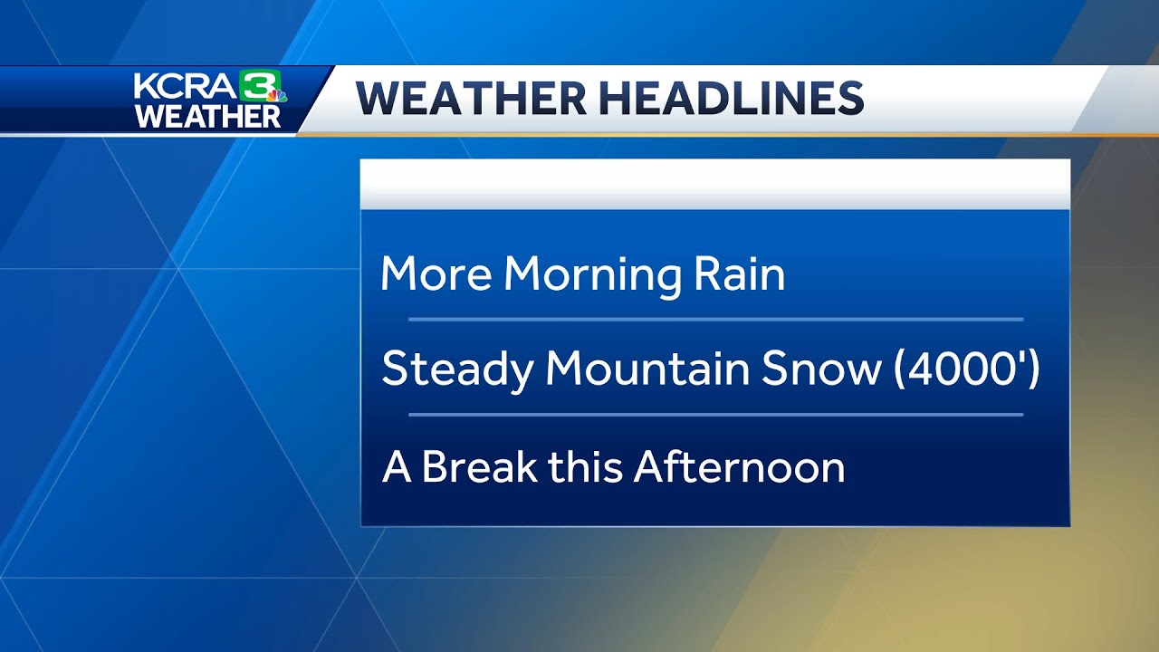 More valley rain and lowering snow levels this weekend