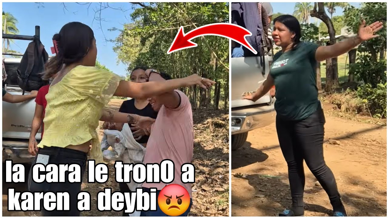 Sos un perr0 cualquiera le gritó Karen enojada /le encontró chupetones a deybi de la diabla😱