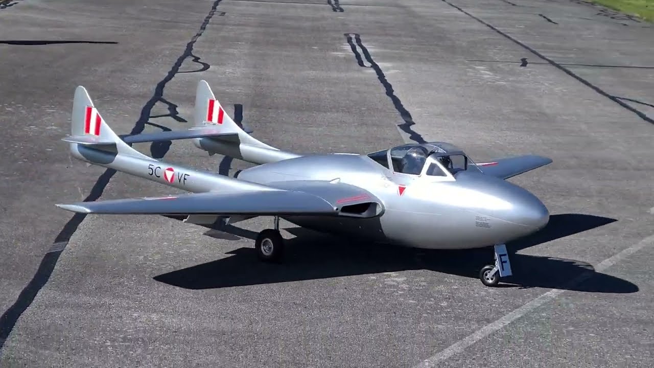 DH 115 Vampire mit Schübeler DS-130-DIA-HST