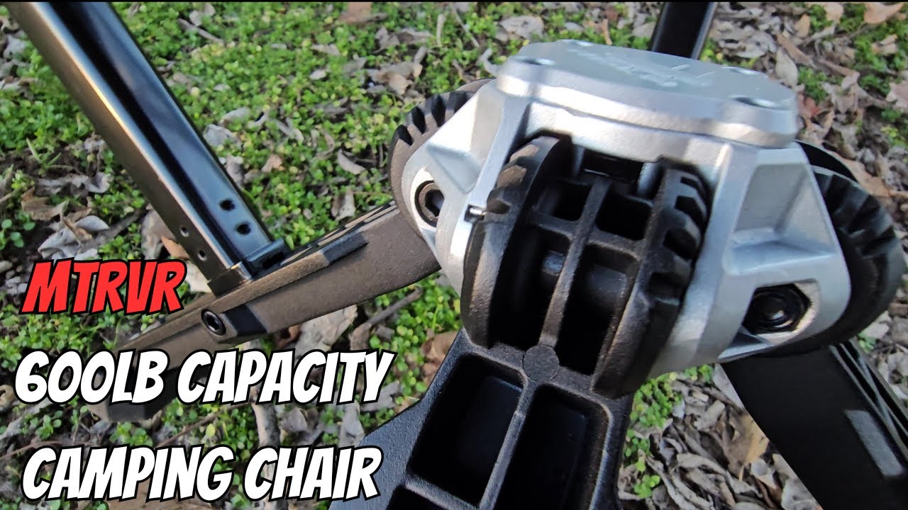 600lb Capacity MTRVR Camping Chair