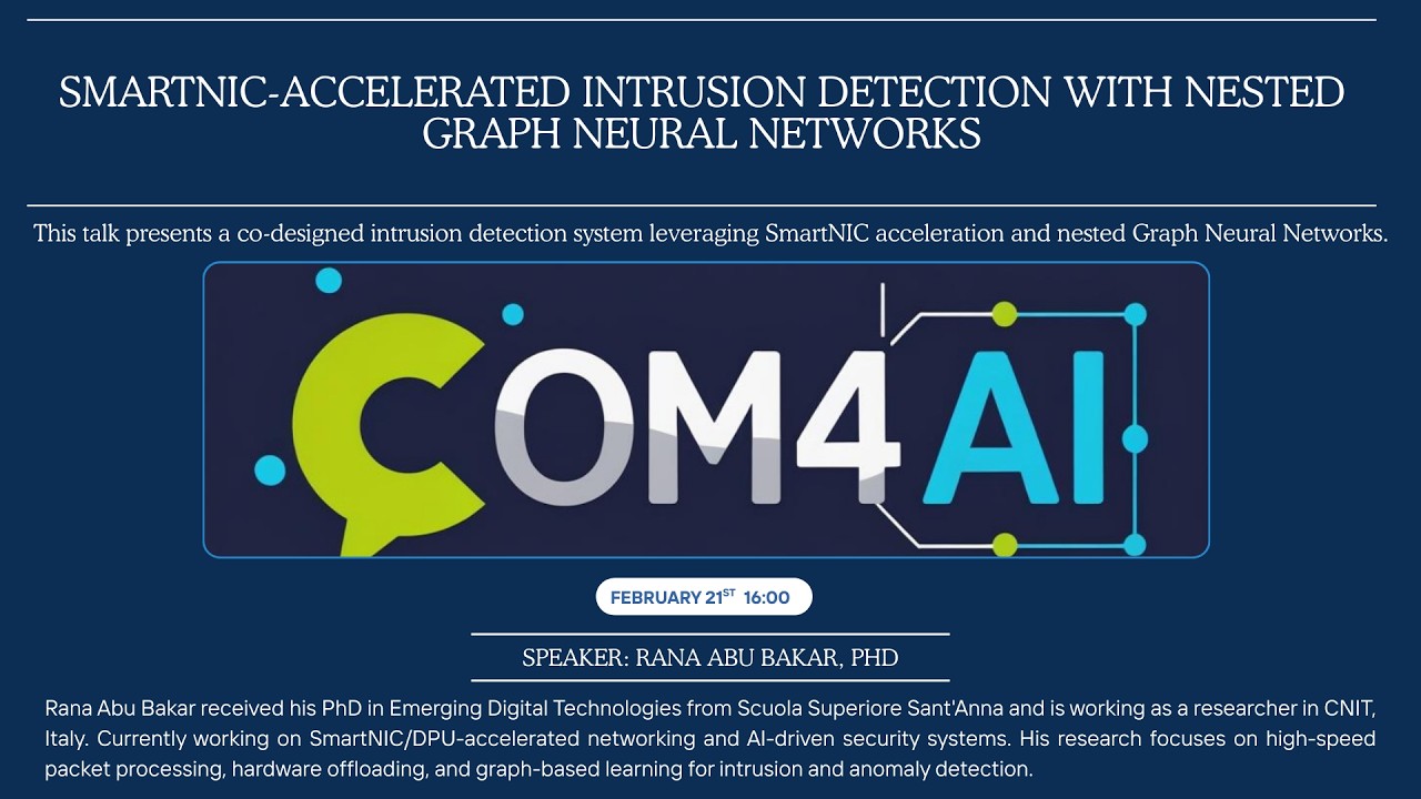 SmartNIC-Accelerated Intrusion Detection with Nested Graph Neural Networks