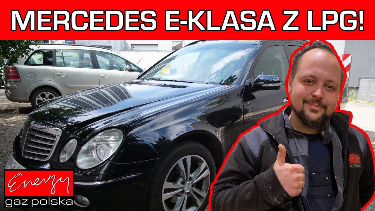 Montaż LPG: Mercedes E-Klasa W211 1.8 kompressor 184 KM z 2007 roku! Mercedes W211 z LPG!