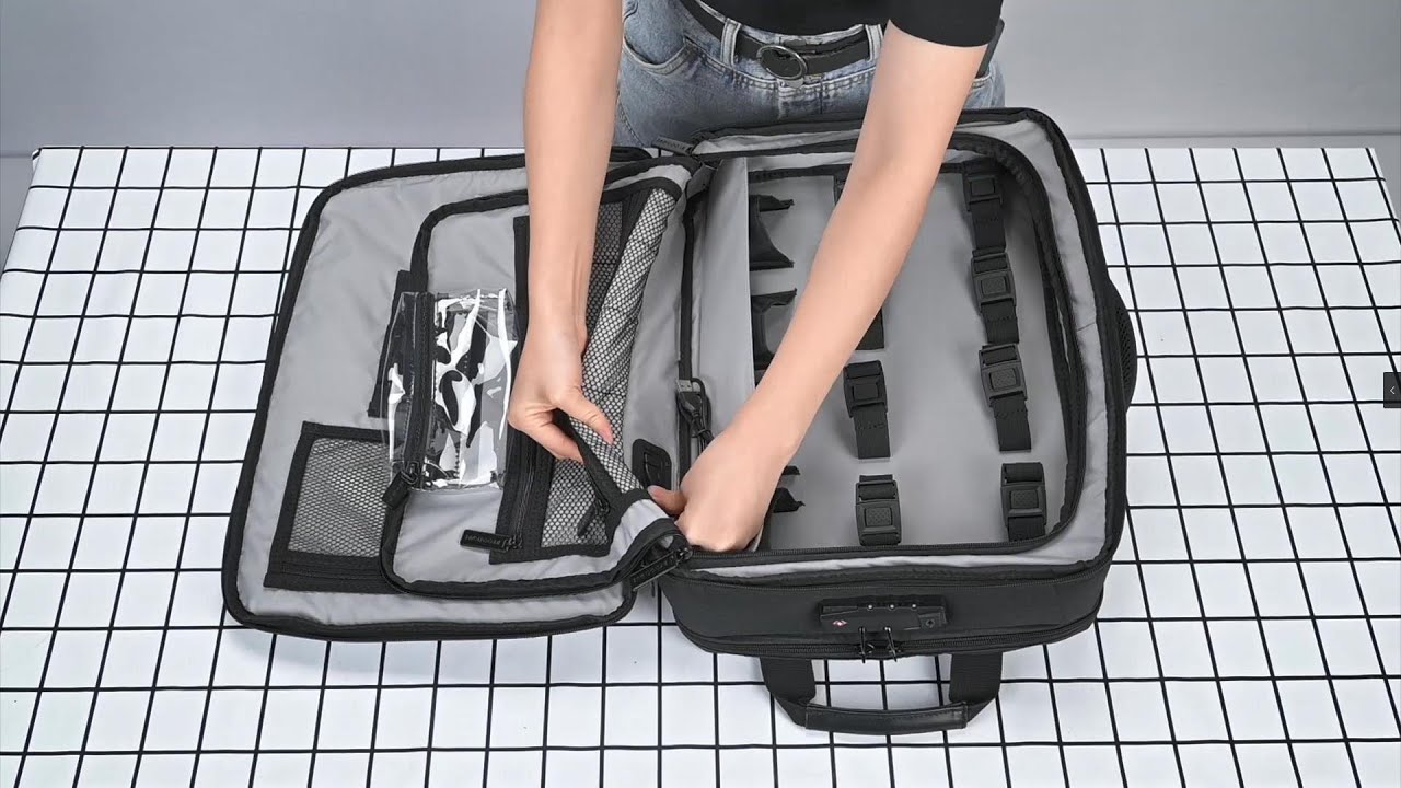 Yescom: Byootique Backpack Cosmetics Clippers Barber Bag with TSA Lock
