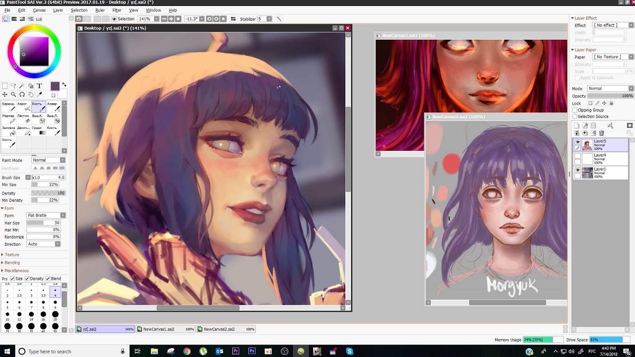 Speedpaint (Paint Tool SAI) commission