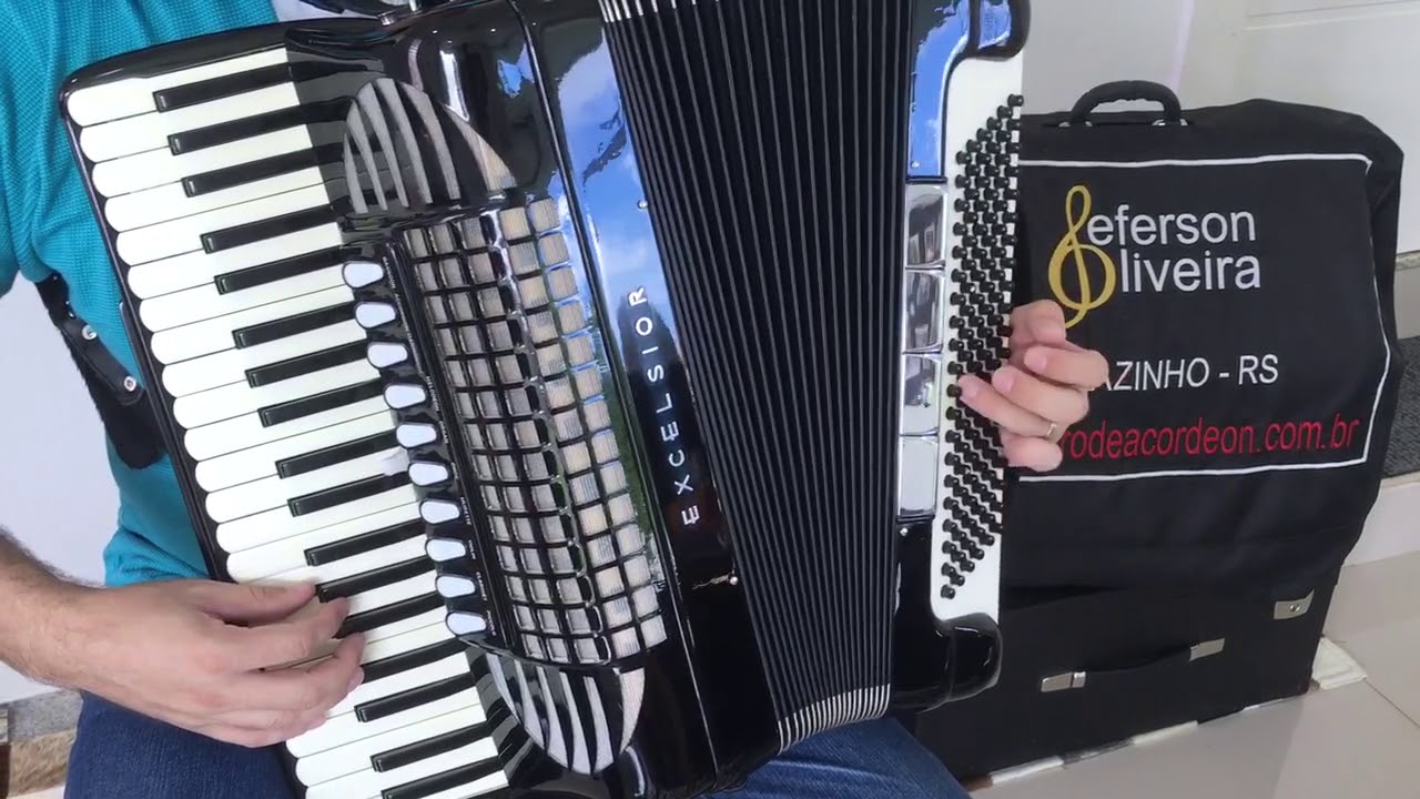 Acordeon Excelsior 914 - Quarta Polifônica - Introduções - Jeferson Oliveira.