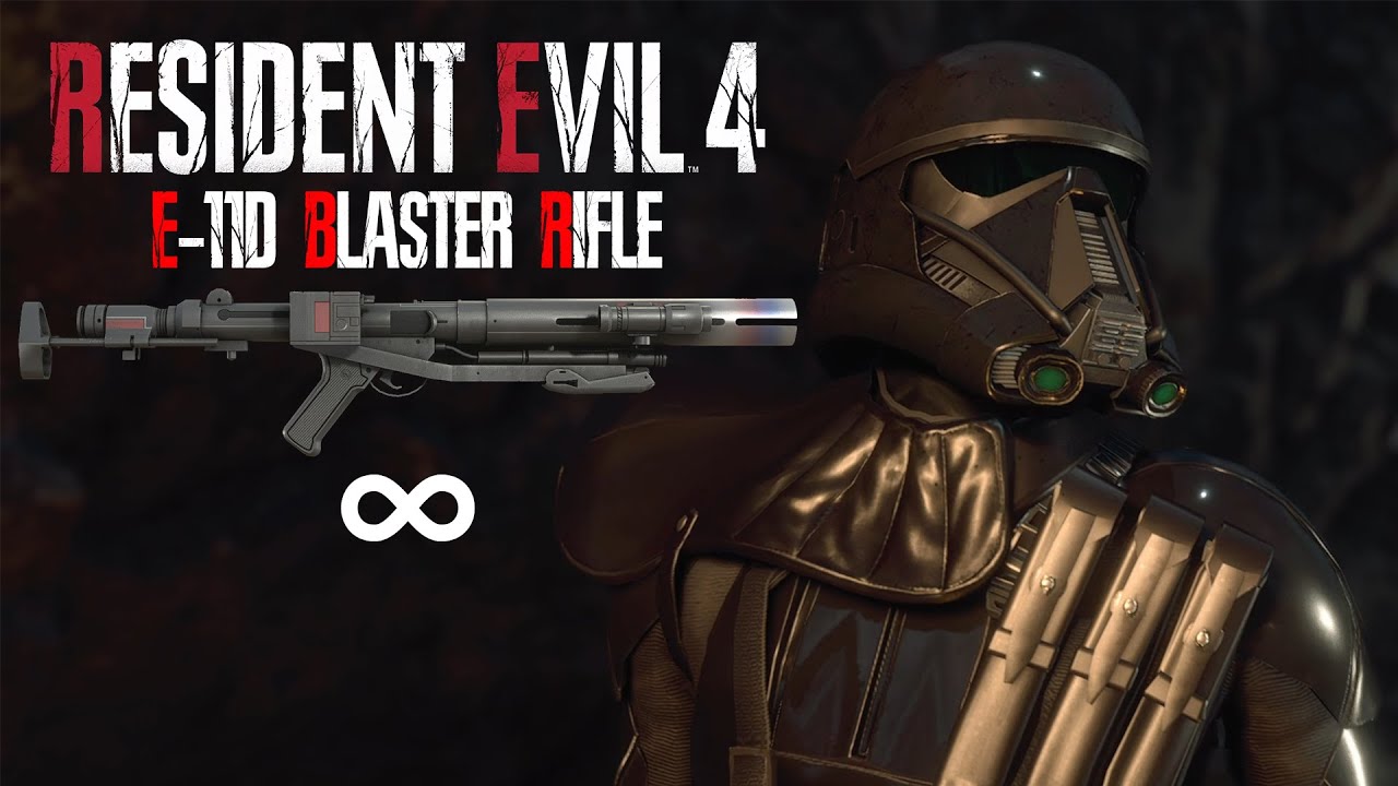 Resident Evil 4 Remake - Infinite E-11D Blaster Rifle Only in Professional Full Gameplay