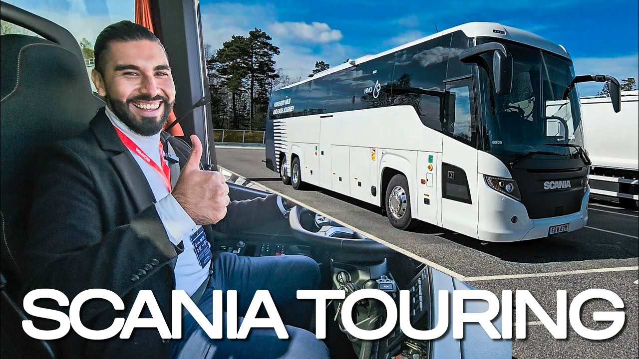 Manejé un autobús SCANIA Touring en SUECIA! | FUE INCREÍBLE!