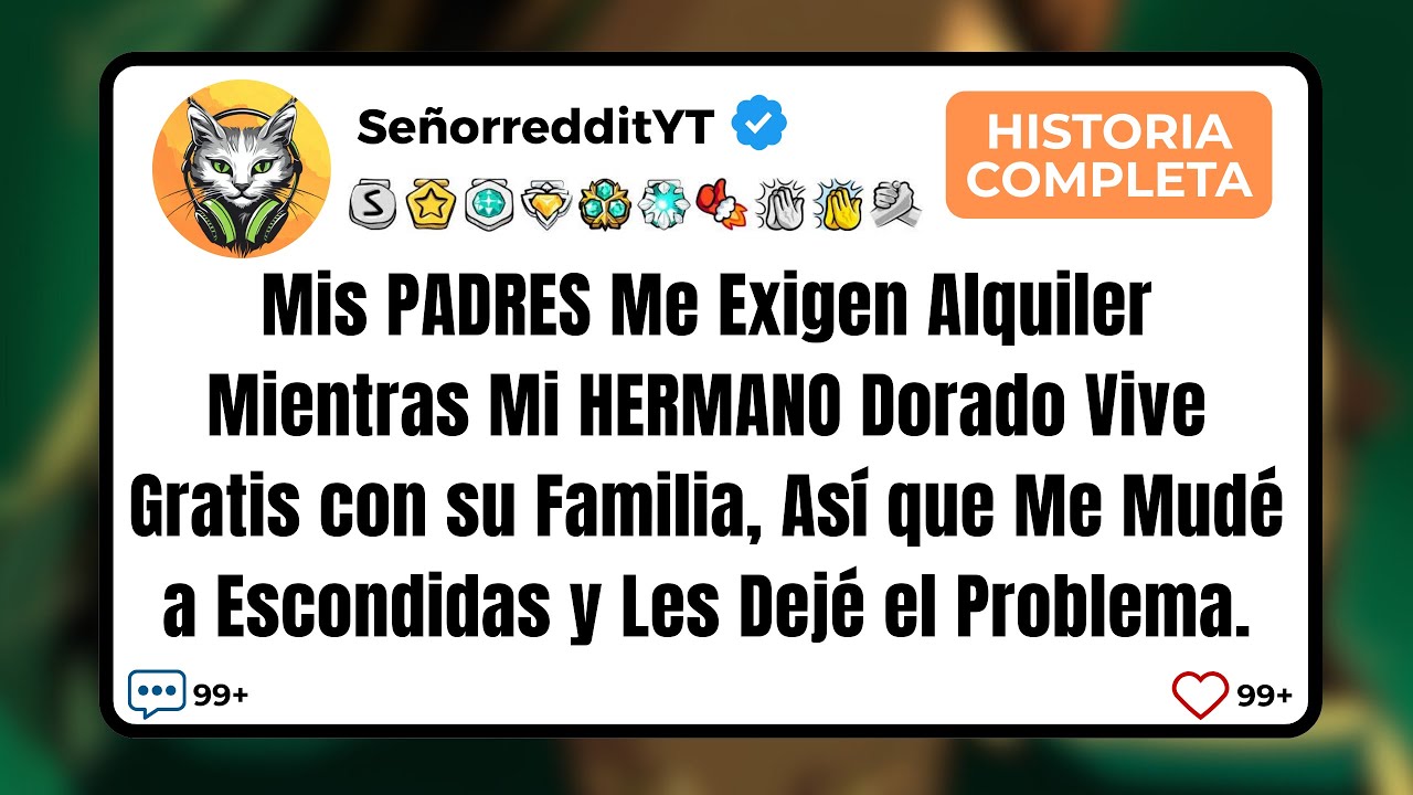 Mis PADRES Me Exigen Alquiler Mientras Mi HERMANO Dorado Vive Gratis con su Familia, Así que Me...