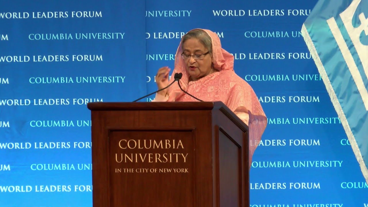 Prime Minister Sheikh Hasina | Columbia World Leaders Forum