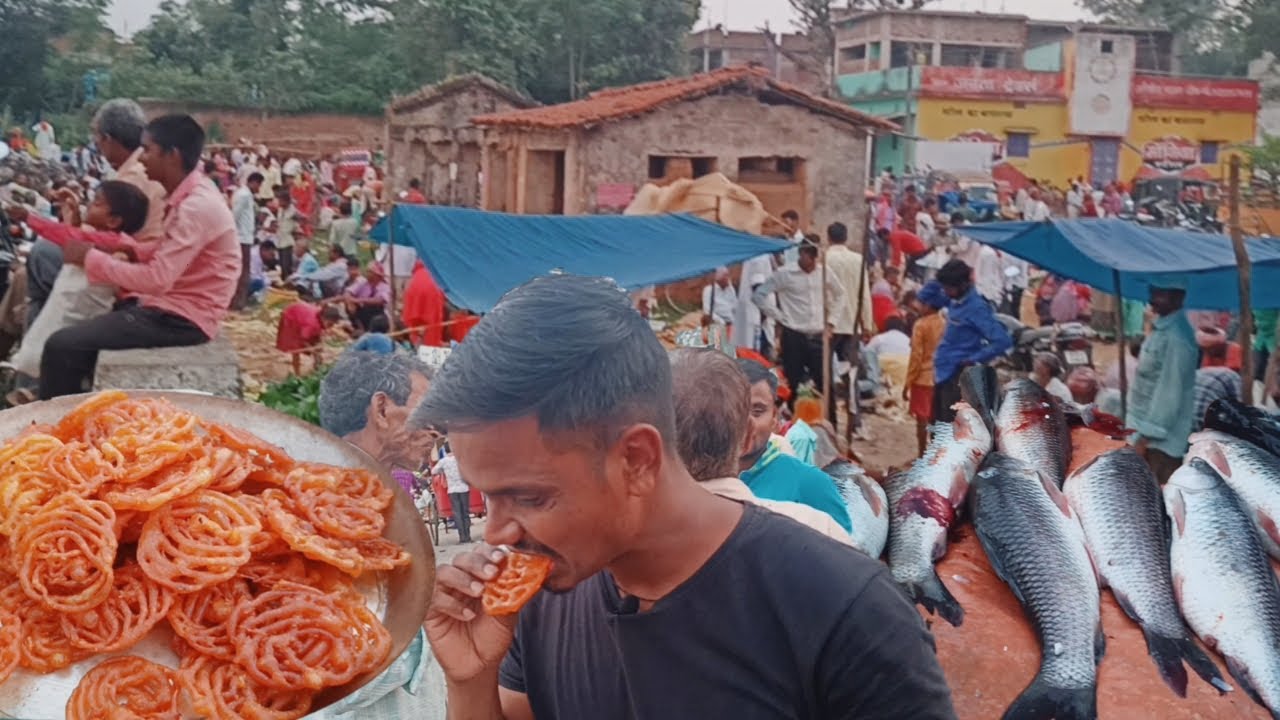 Indian Village Market | Indian Rural Area  Market | The Village Fry