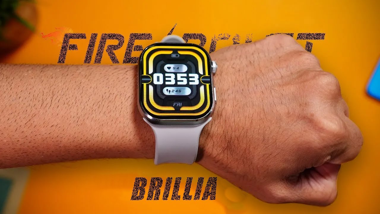 Unbelievable!! AMOLED SmartWatch Fire-Boltt Brillia 🔥