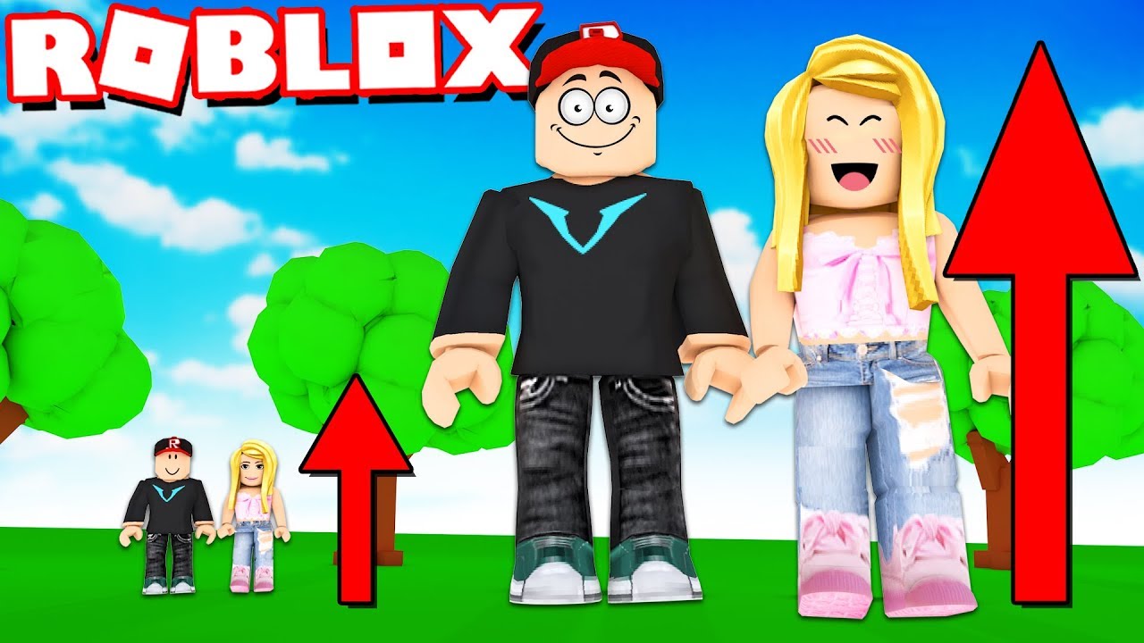 OD MALUCHA DO WIELKOLUDA W ROBLOX! (Roblox Size Simulator) | Vito i Bella