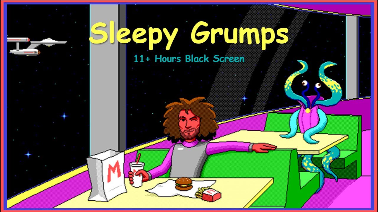 Game Grumps Space Quest I - V Sleep Aid (Black Screen)