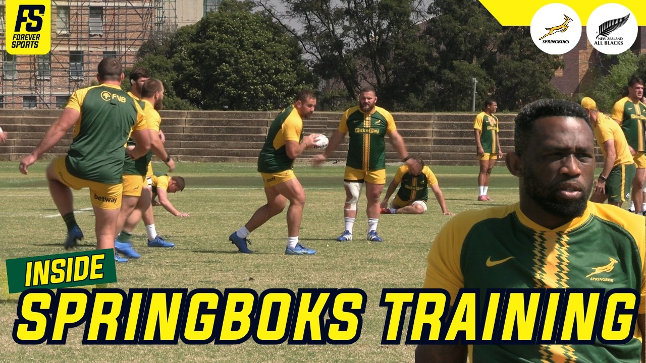 Surprise faces in Springboks Training ahead of 3rd Test against All Blacks