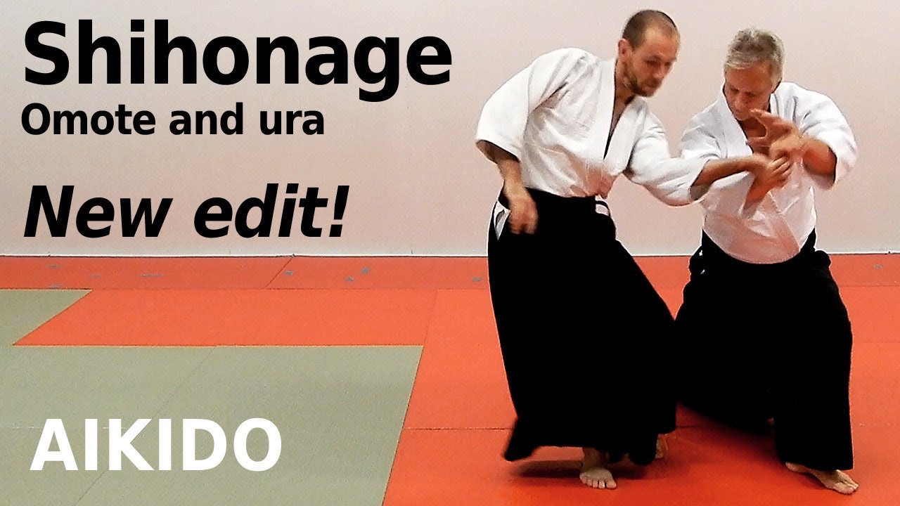Aikido technique SHIHONAGE, the OMOTE and URA forms, by Stefan Stenudd