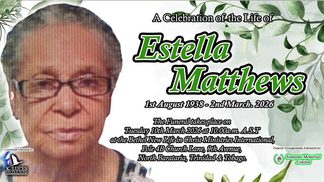 Funeral Service of Estella Matthews