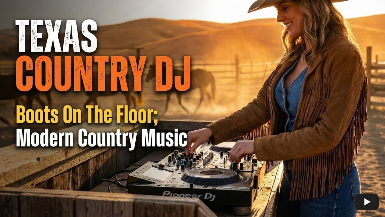 TEXAS COUNTRY DJ - BOOTS ON THE FLOOR. Style: Country, EDM, Modern Folk, American Music 🇺🇸
