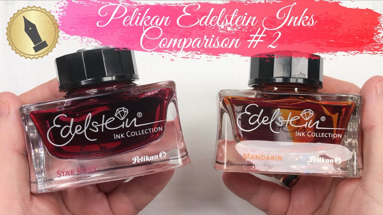 Сравнение чернил Pelikan Edelstein #2
