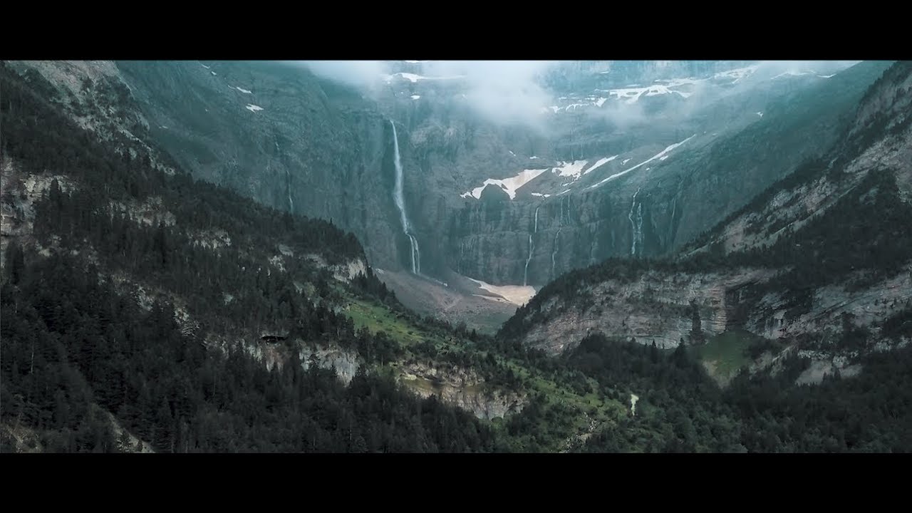Gavarnie, Waterfall, France, 80D DJI Mavic Pro