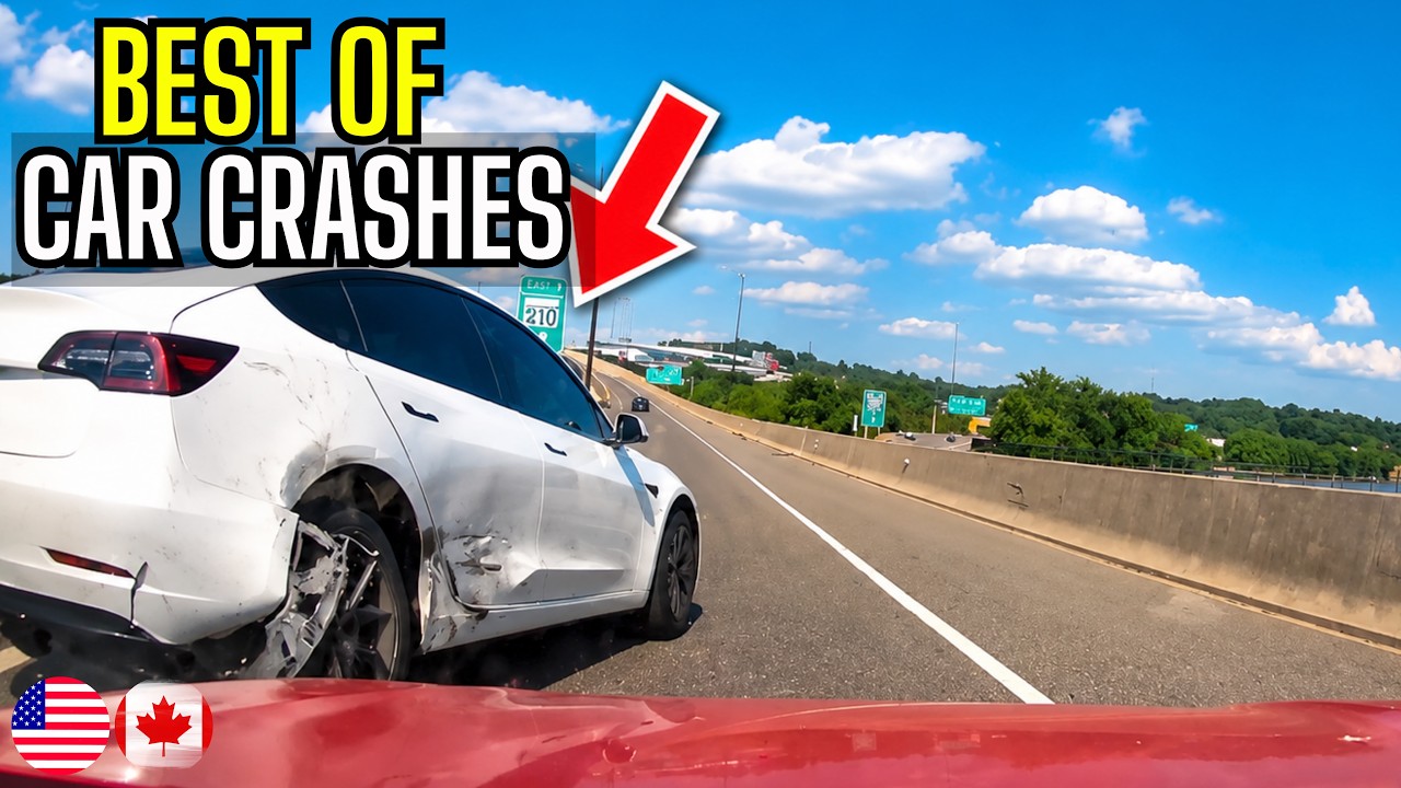 Best of Car Crashes Compilation | USA & Canada - 32