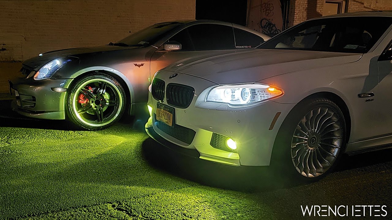 BMW 535i Xdrive Vs infiniti G35 Coupe AT | Street Racing