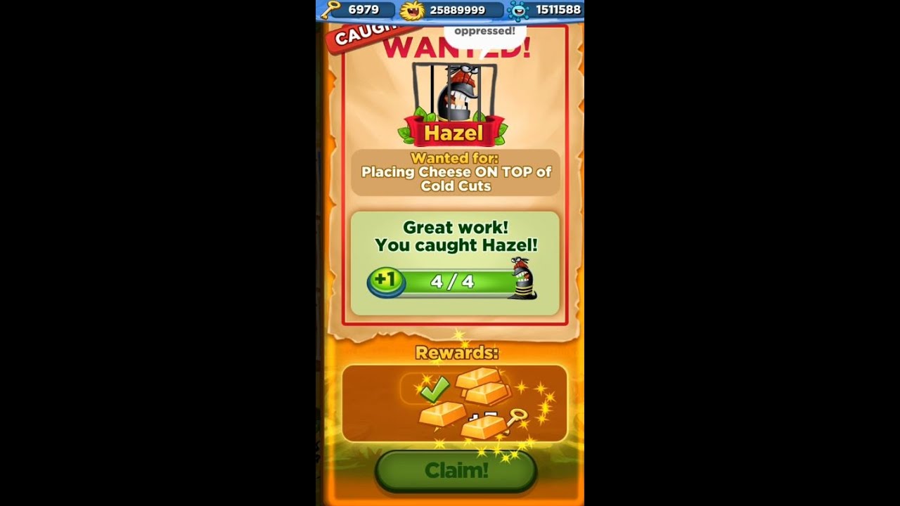 Best Fiends Level Elite 322 Catch Hazel With Gold