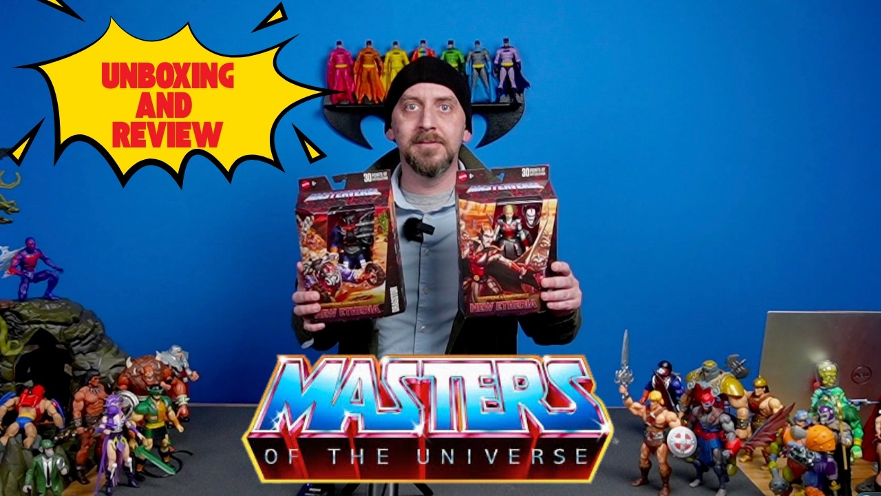 Распаковка и обзор игры Dragstor and Despara Masters of the Universe!