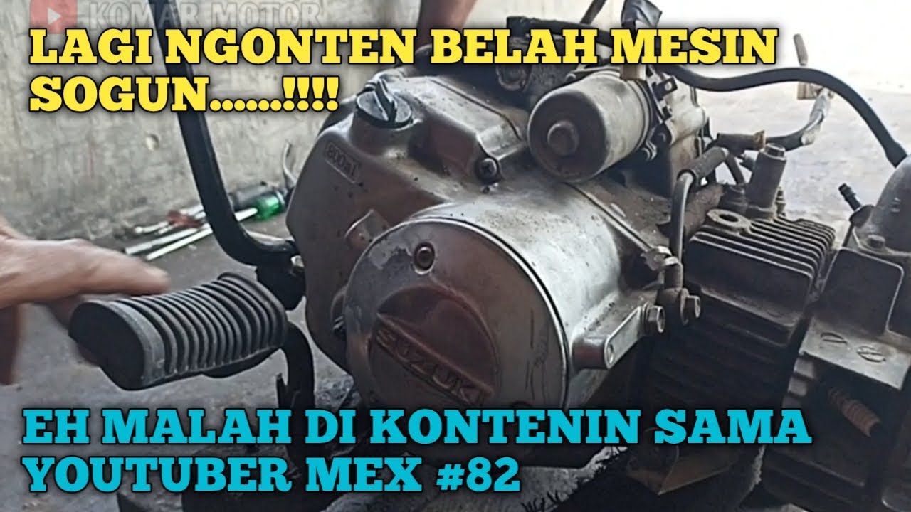 CARA BONGKAR MESIN SHOGUN 110 ||analisa komarMotor❗