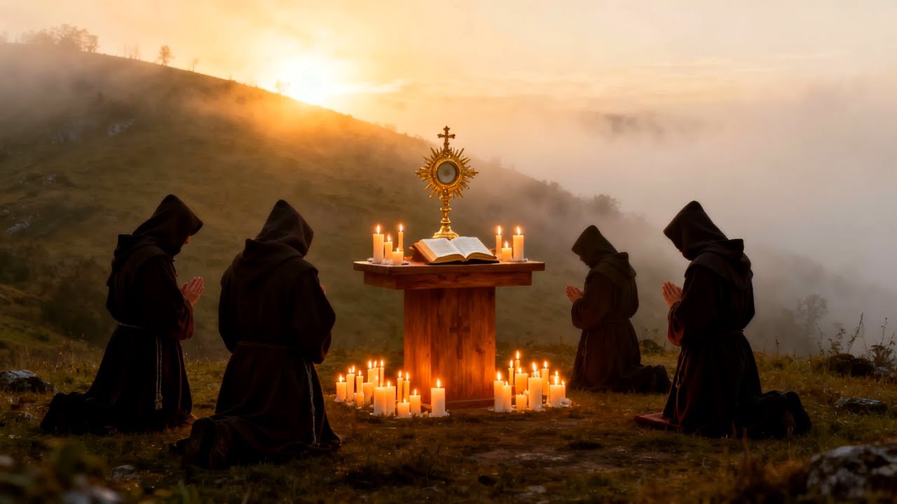 Gregorian Chant for Deep Healing Sleep & Sacred Night Prayer | Calm Holy Voices