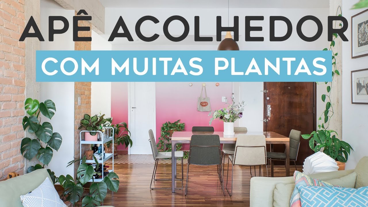 PARECE UMA CASA | TOUR POR UM APÊ CHEIO DE PLANTAS EM PLENA RUA AUGUSTA